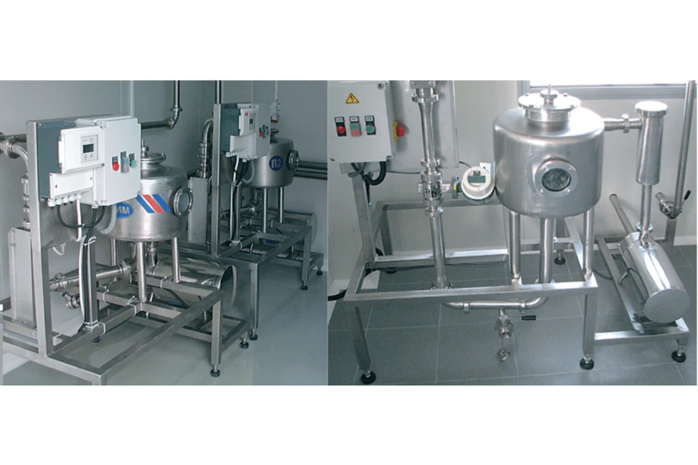 Instalatie pentru receptie lapte